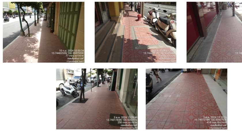 ตัวอย่างพื้นที่โครงการท่อร้อยสายสื่อสารใต้ดิน ถนนเยาวราช กรุงเทพมหานคร